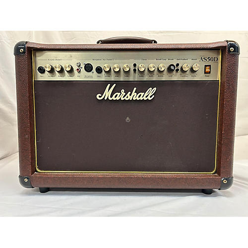 Marshall Used Marshall AS50D 50W 2X8 Acoustic Guitar Combo Amp