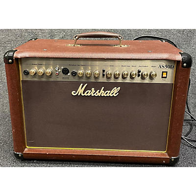 Marshall Used Marshall AS50D 50W 2X8 Acoustic Guitar Combo Amp