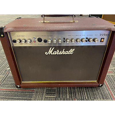 Marshall Used Marshall AS50D 50W 2X8 Acoustic Guitar Combo Amp