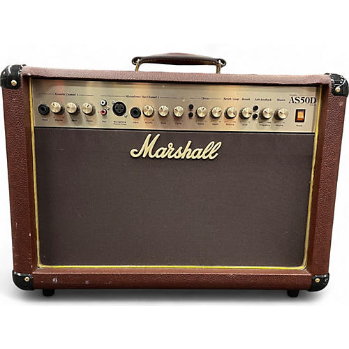 Marshall Used Marshall AS50D 50W 2X8 Acoustic Guitar Combo Amp