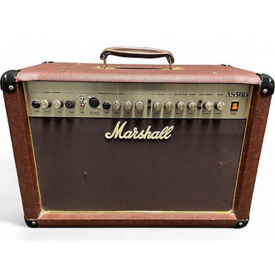 Used Marshall AS50D 50W 2X8 Acoustic Guitar Combo Amp