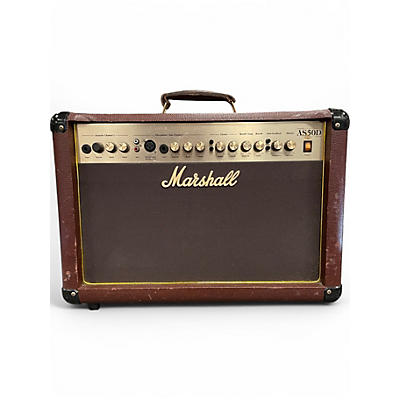 Used Marshall AS50D 50W 2X8 Acoustic Guitar Combo Amp