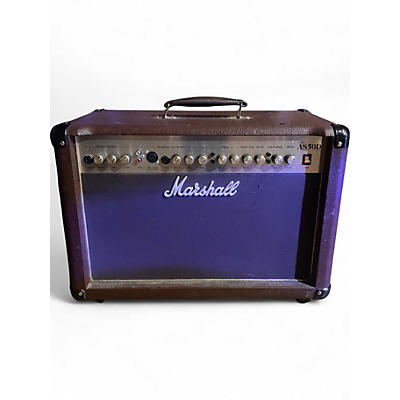Used Marshall AS50D 50W 2X8 Acoustic Guitar Combo Amp