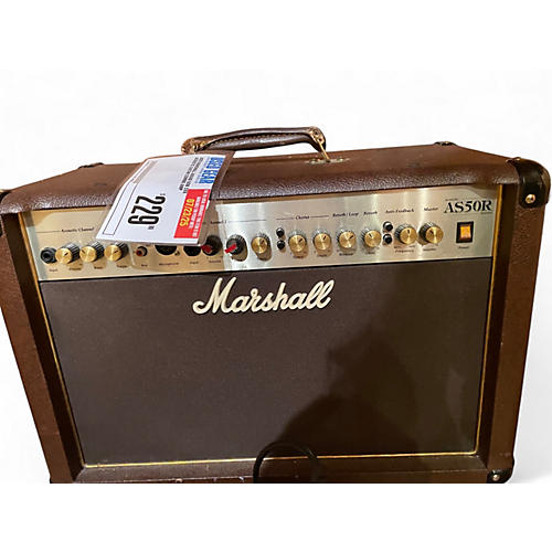 Used Marshall AS50D 50W 2X8 Acoustic Guitar Combo Amp