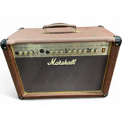 Used Marshall AS50D 50W 2X8 Acoustic Guitar Combo Amp
