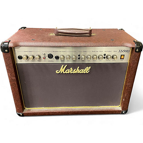 Used Marshall AS50D 50W 2X8 Acoustic Guitar Combo Amp