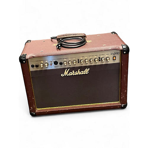 Used Marshall AS50D 50W 2X8 Acoustic Guitar Combo Amp