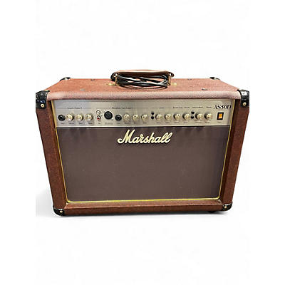 Used Marshall AS50D 50W 2X8 Acoustic Guitar Combo Amp