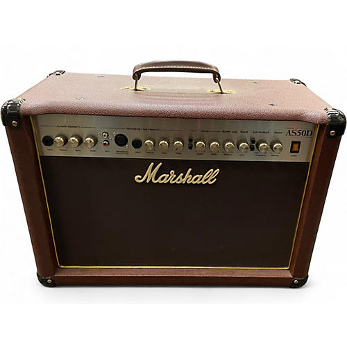 Used Marshall AS50D 50W 2X8 Acoustic Guitar Combo Amp
