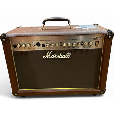 Used Marshall AS50D 50W 2X8 Acoustic Guitar Combo Amp