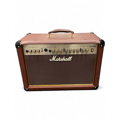 Used Marshall AS50D 50W 2X8 Acoustic Guitar Combo Amp