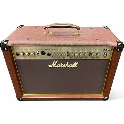 Used Marshall AS50D 50W 2X8 Acoustic Guitar Combo Amp