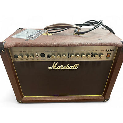 Used Marshall AS50D 50W 2X8 Acoustic Guitar Combo Amp