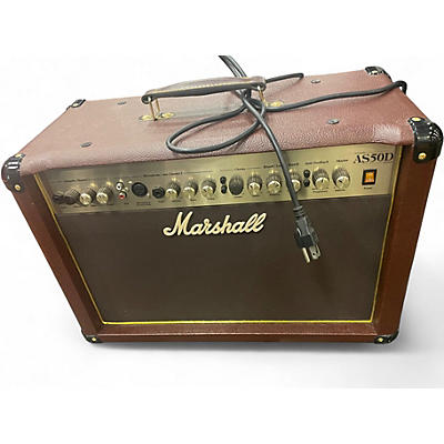 Used Marshall AS50D 50W 2X8 Acoustic Guitar Combo Amp