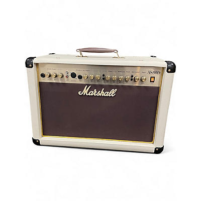 Used Marshall AS50D 50W 2X8 Acoustic Guitar Combo Amp