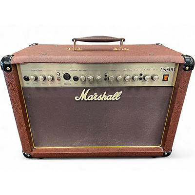 Used Marshall AS50D 50W 2X8 Acoustic Guitar Combo Amp