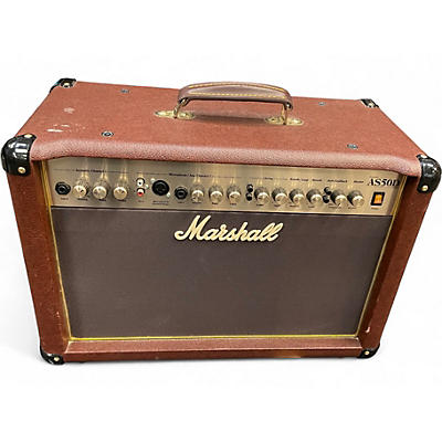 Used Marshall AS50D 50W 2X8 Acoustic Guitar Combo Amp