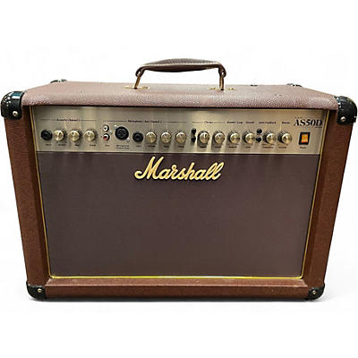 Used Marshall AS50D 50W 2X8 Acoustic Guitar Combo Amp