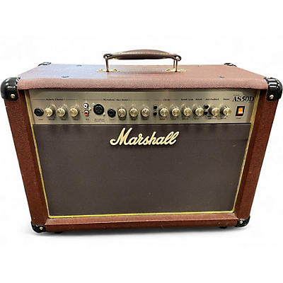 Used Marshall AS50D 50W 2X8 Acoustic Guitar Combo Amp