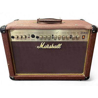 Used Marshall AS50D 50W 2X8 Acoustic Guitar Combo Amp