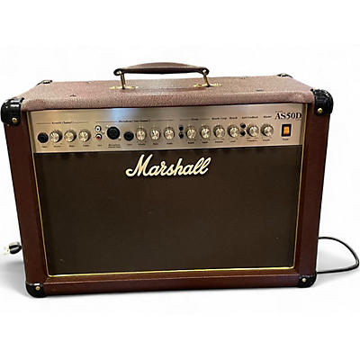 Used Marshall AS50D 50W 2X8 Acoustic Guitar Combo Amp