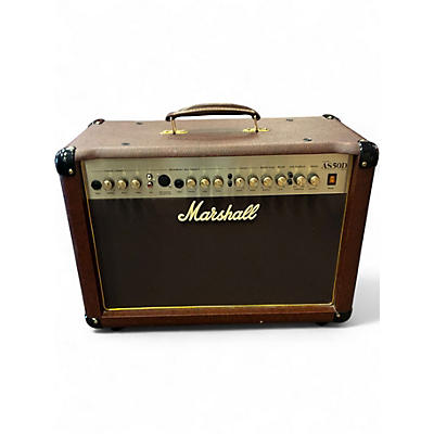 Used Marshall AS50D 50W 2X8 Acoustic Guitar Combo Amp