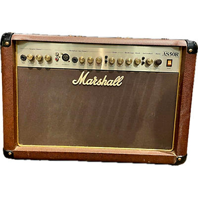 Marshall Used Marshall AS50R 50W 2X8 Acoustic Guitar Combo Amp