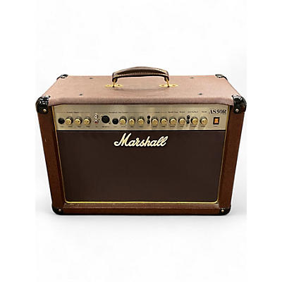 Used Marshall AS50R 50W 2X8 Acoustic Guitar Combo Amp