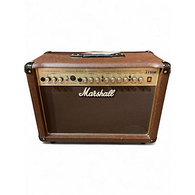 Used Marshall AS50R 50W 2X8 Acoustic Guitar Combo Amp