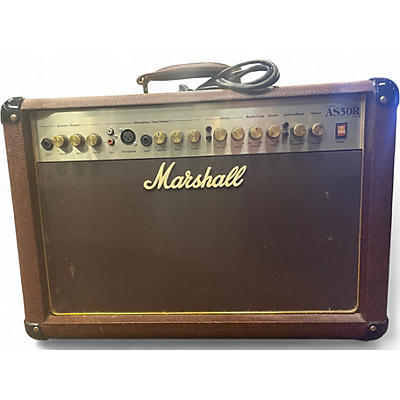 Used Marshall AS50R 50W 2X8 Acoustic Guitar Combo Amp