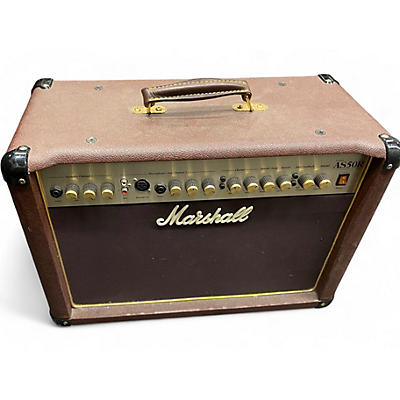 Used Marshall AS50R 50W 2X8 Acoustic Guitar Combo Amp