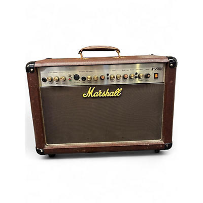 Used Marshall AS50R 50W 2X8 Acoustic Guitar Combo Amp