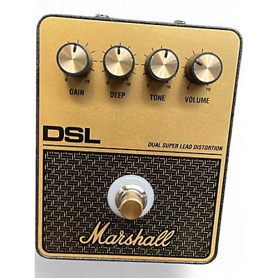 Used Marshall DSL Overdrive Effects Pedal Black Effect Pedal