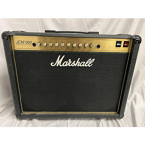 Marshall Used Marshall JCM 900 Model 4102 Hi Gain Dual Reverb 2x12 Combo Tube Guitar Combo Amp