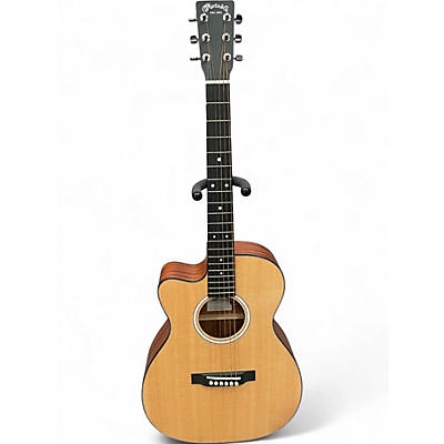 Used Martin 000 junior left handed Natural Acoustic Guitar