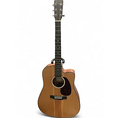 Used Martin 11E CRACK IN THE TOP Natural Acoustic Electric Guitar