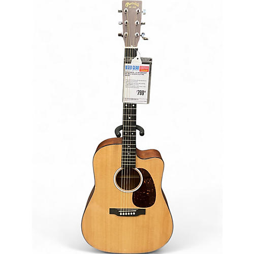 Used Martin  11E Dreadnought Natural Acoustic Electric Guitar Natural