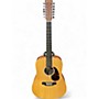 Used Martin 12 String X Series  Natural 12 String Acoustic Electric Guitar Natural