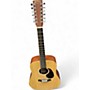 Used Martin 12 string Natural 12 String Acoustic Electric Guitar Natural