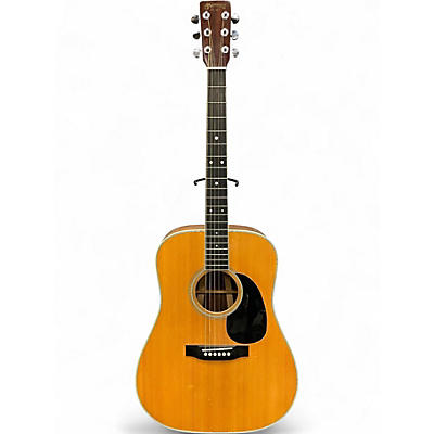 Used Martin 1970's D35 Natural Acoustic Guitar