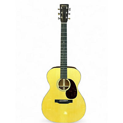Used Martin CUSTOM 00018 ADIRONDACK SPRUCE Natural Acoustic Electric Guitar