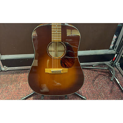 Martin Used Martin CUSTOM SHOP EDI D14F Amber Acoustic Electric Guitar