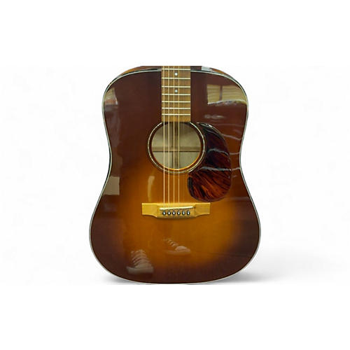 Used Martin CUSTOM SHOP EDI D14F Amber Acoustic Electric Guitar Amber