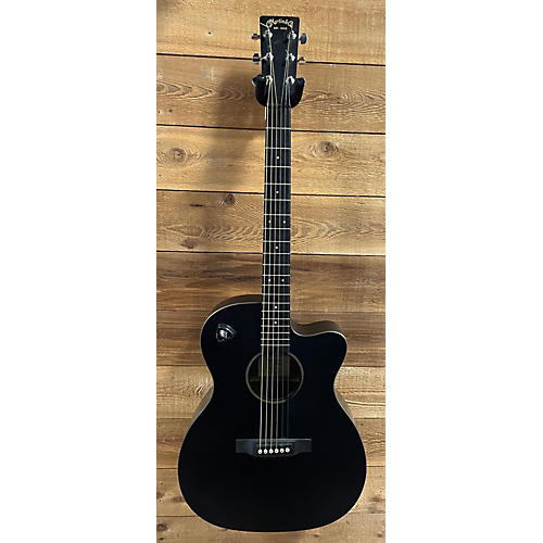 Martin Used Martin CUSTOM X SERIES Black Acoustic Electric Guitar Black