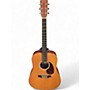 Used Martin CUSTOM X SERIES Natural Acoustic Electric Guitar Natural