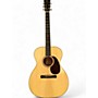 Used Martin Custom Auditorium Quilted Mahogany with Quilted Maple Swivel Natural Acoustic Guitar Natural