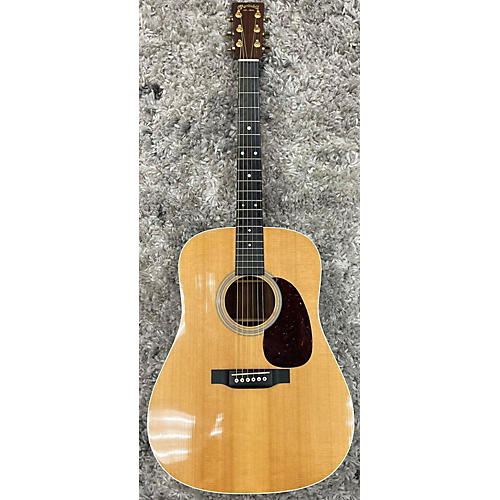 Martin Used Martin Custom Dreadnaught Natural Acoustic Guitar Natural