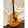 Used Martin Used Martin Custom Dreadnought Centennial Natural Acoustic Guitar Natural