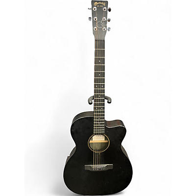 Used Martin Custom X SERIES Black Acoustic Electric Guitar