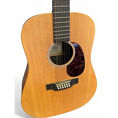 Used Martin Custom X Series Natural 12 String Acoustic Electric Guitar